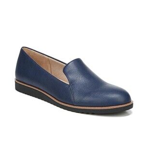 Life Stride Womens 8 W Navy Tumble Zendaya Flat Slip On Loafers NIB IY2